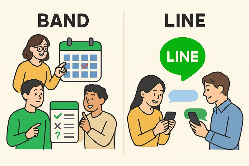 ちょうどいいチャットツール　BAND